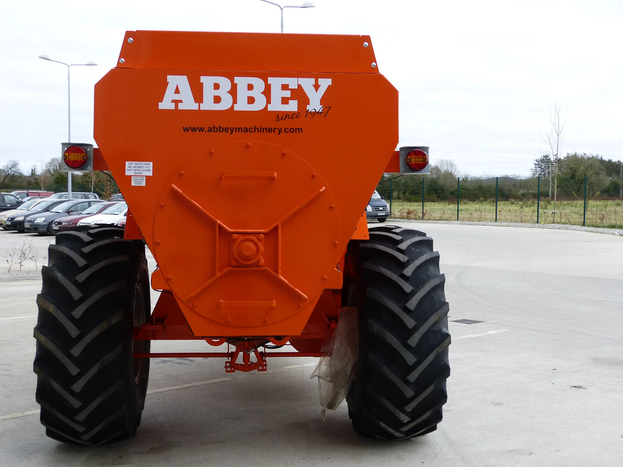 Abbey Machinery AP Multi Spreader rear view