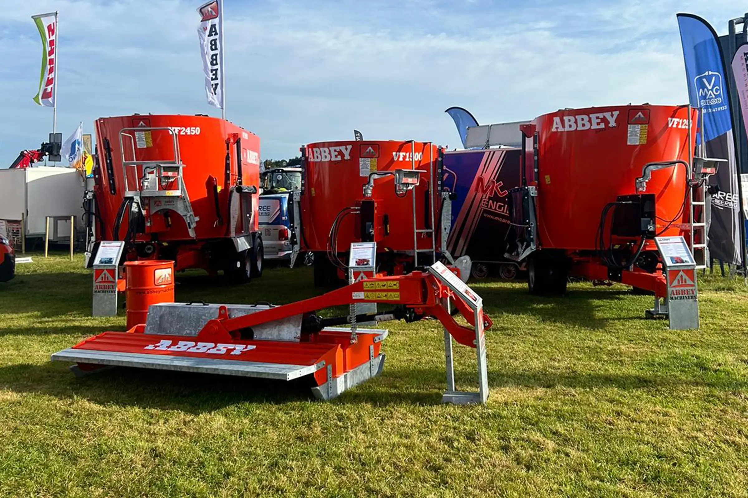 Abbey Machinery Products on Display