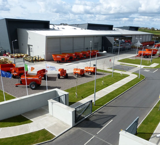 Aerial view of Abbey Machinery factory