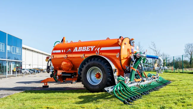 Abbey Machinery Agri Pro Trailing Shoe on a sunny day