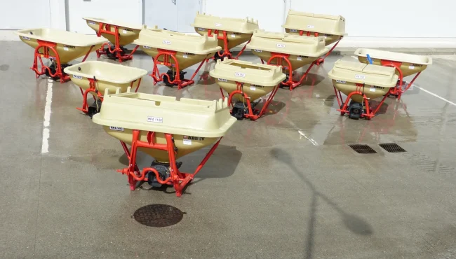 Abbey Machinery Twin Disc Fertiliser Spreader various sizes