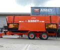 Abbey Machinery Tri-Auger Diet Feeder VF3350 outside factory